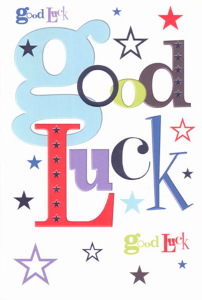 Infused with the joy and vibrancy of Wealdstone's lively Sunday markets, this good luck card is a visual celebration, each detail thoughtfully composed. The typography leaps with life: a wide pastel-blue stroke, a slender black contrast, flares of exuberant red-all assembled to offer a symphony of good wishes. Dotted with colourful stars in every shade, the design recalls the spirited laughter and encouragement of friends cheering on the high street. The clean white background allows every element room to shine, giving the composition a refreshing, modern elegance. Texturally, the card is delightfully smooth-like premium cardstock ready to deliver warmth through every fold. As more than a note, this card becomes a little talisman, bearing hope, positivity, and the belief in new beginnings so dearly held in the Wealdstone community. The card, much like a signature bouquet from Flower Delivery Wealdstone, accompanies each step into the unknown with heartfelt assurance.